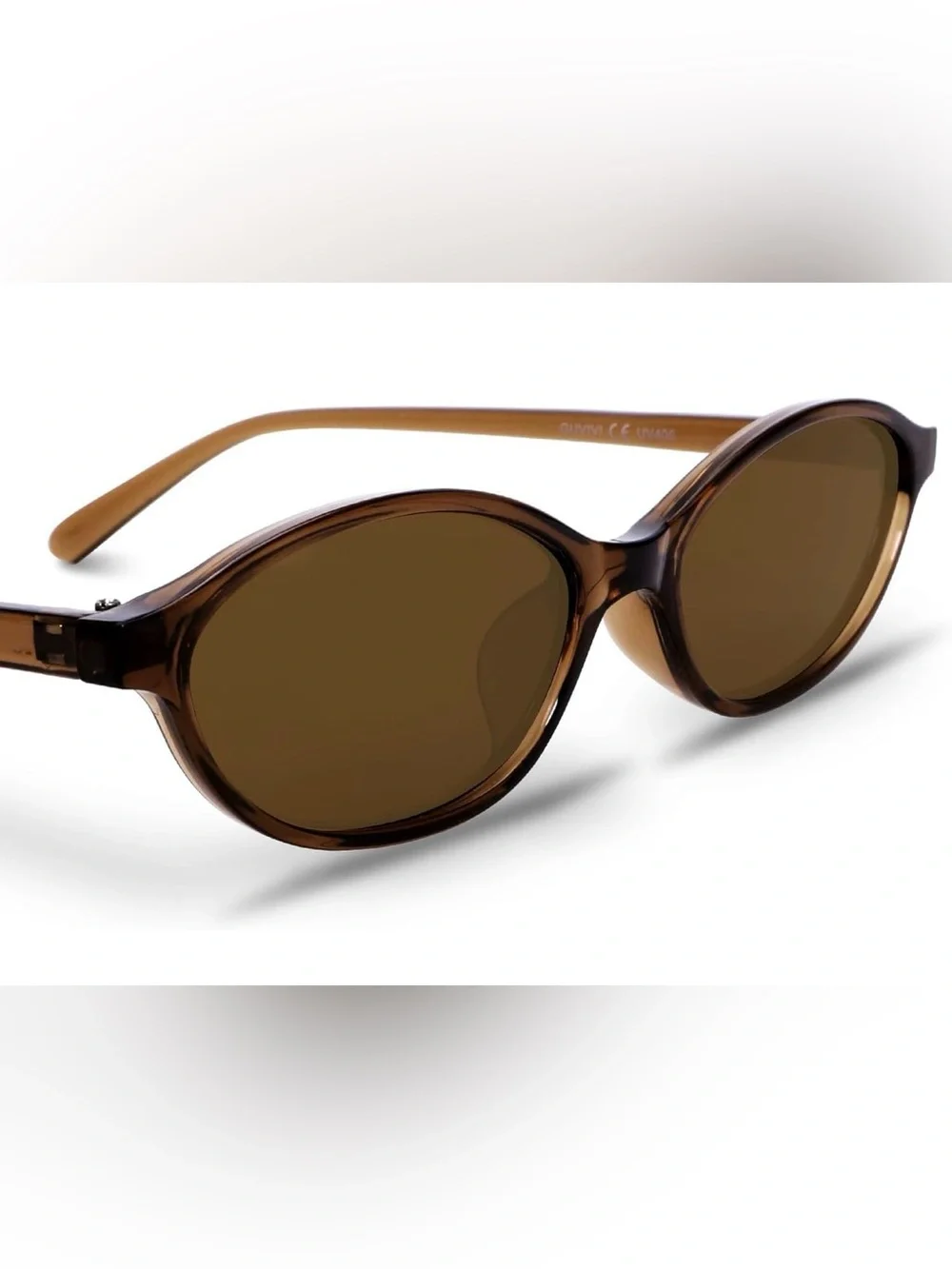 NWT Retro Oval Sunglasses for Women 90s Cat Eye Shades UV protection